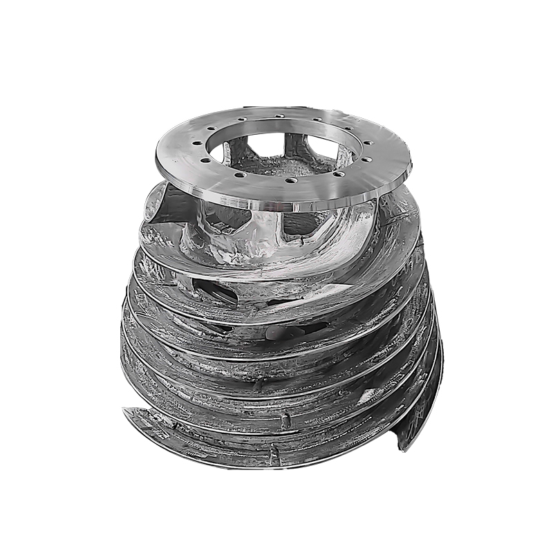 Hydraulisen turbiinin ohjaussiiven takoot